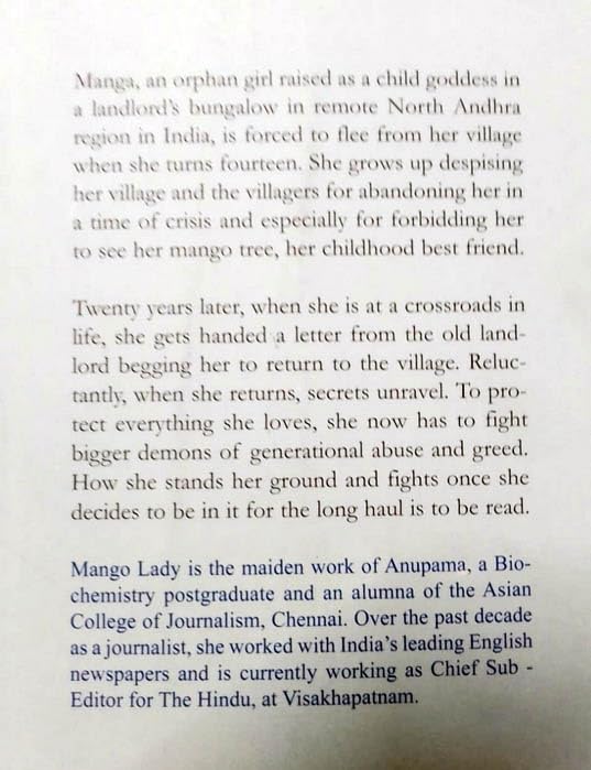 The Mango Lady Anupama Padmaja Mallajosyula