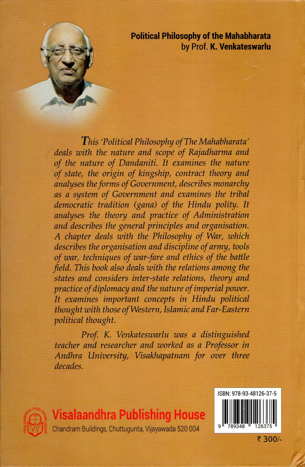 Political Philosophy of The Mahabharata