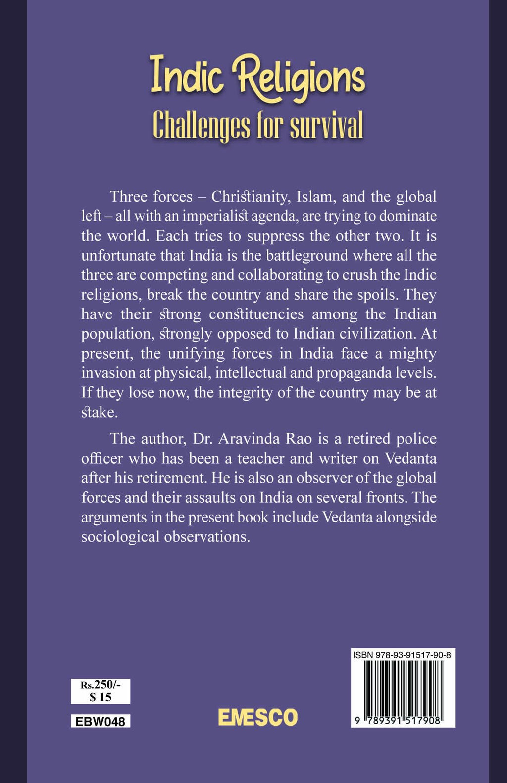 Indic Religions Challenges for survival